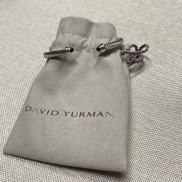 David Yurman Cable Classics Petite Color Bracelet with Black Onyx & 14K Gold - Picture 2 of 13
